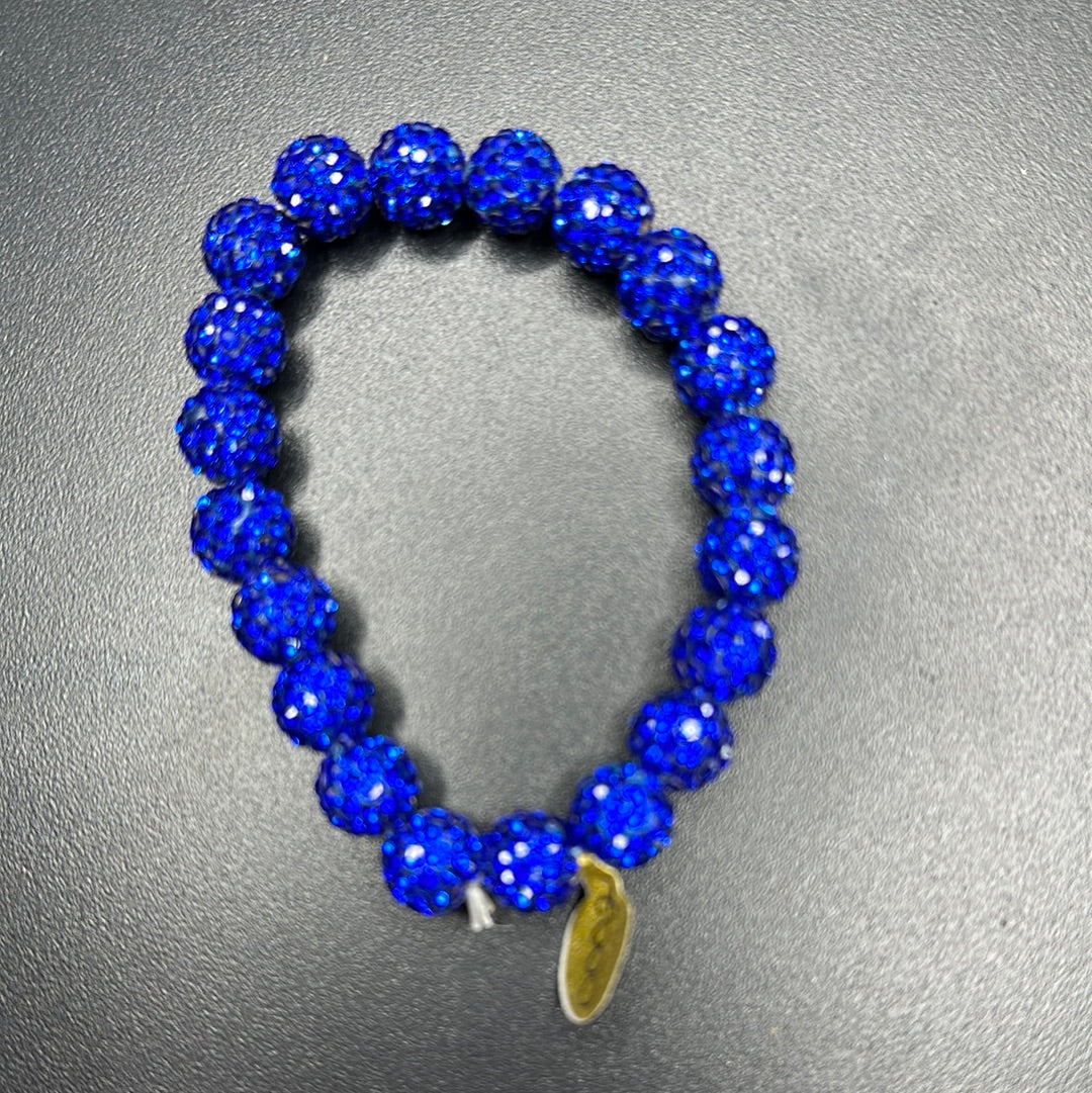 Glitter Ball Single Strand Bracelets