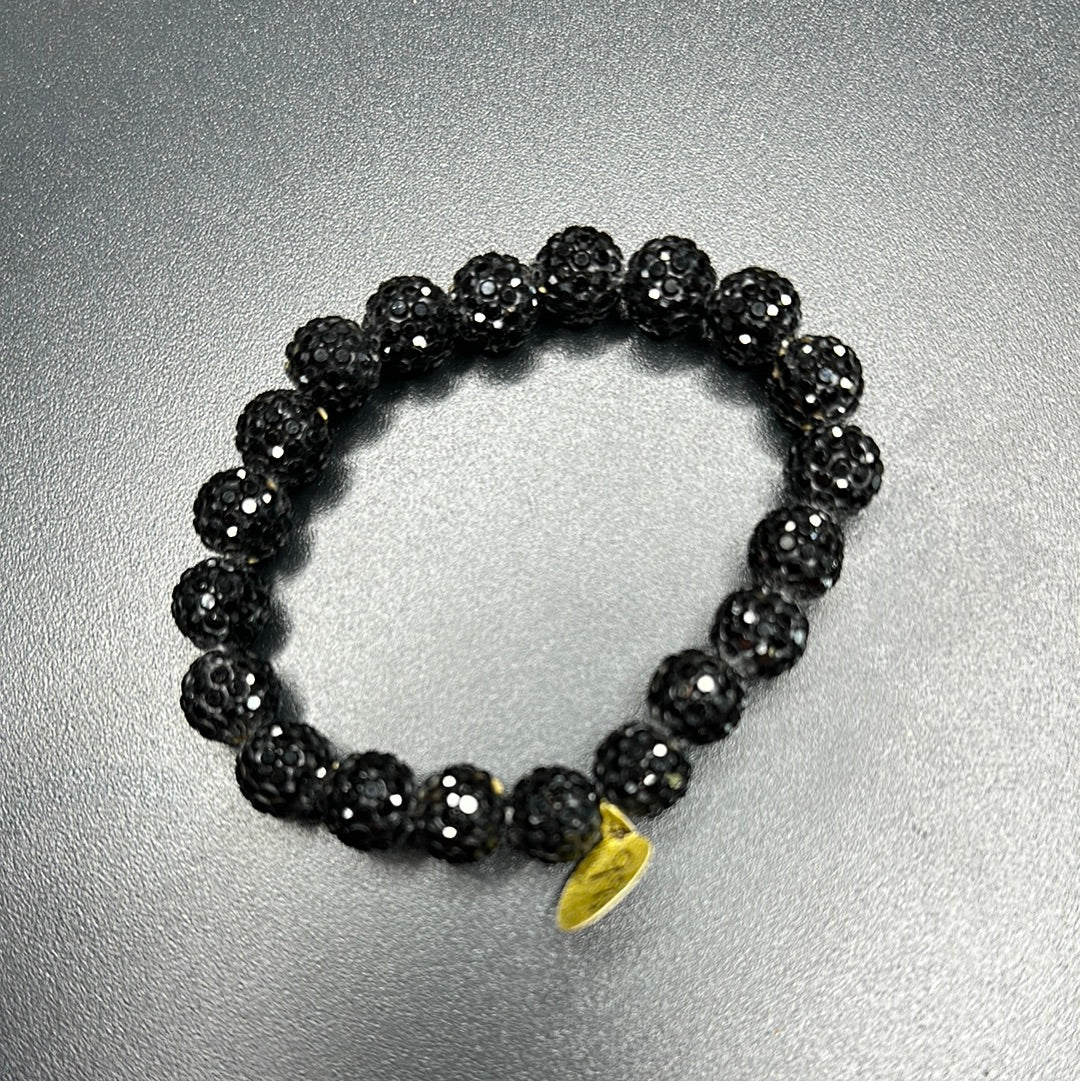 Glitter Ball Single Strand Bracelets