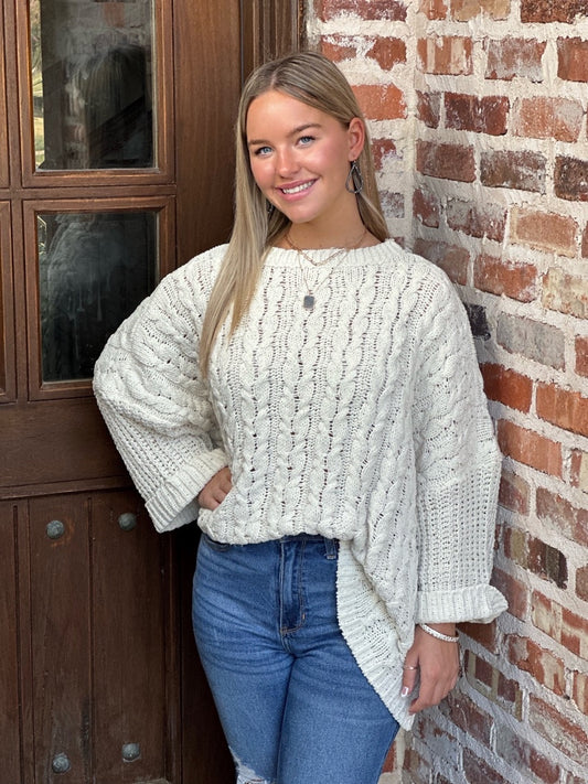 Umgee Cream Sweater