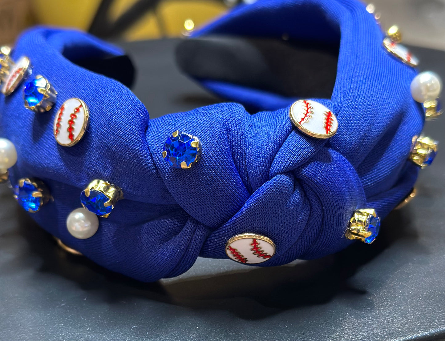 Baseball Studded Headband