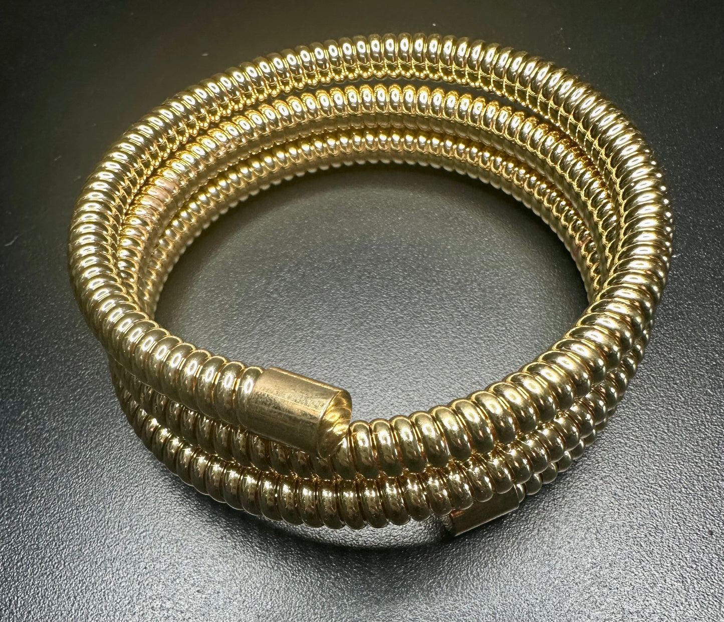 Gold Coil Bracelet