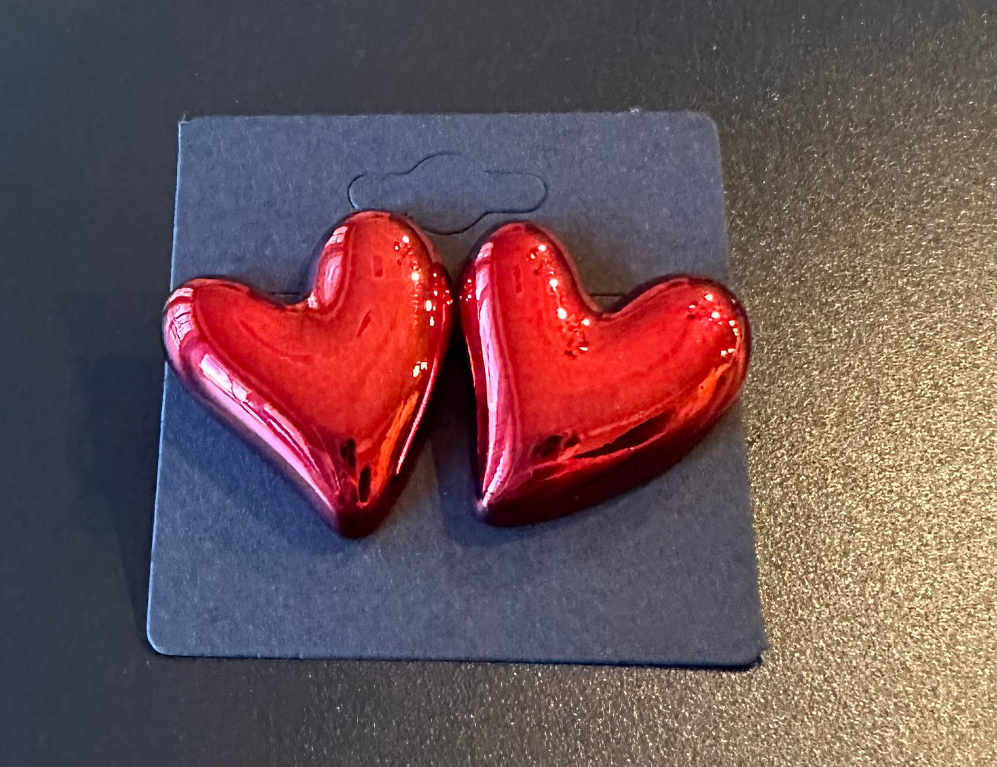 Puffy Heart Earrings