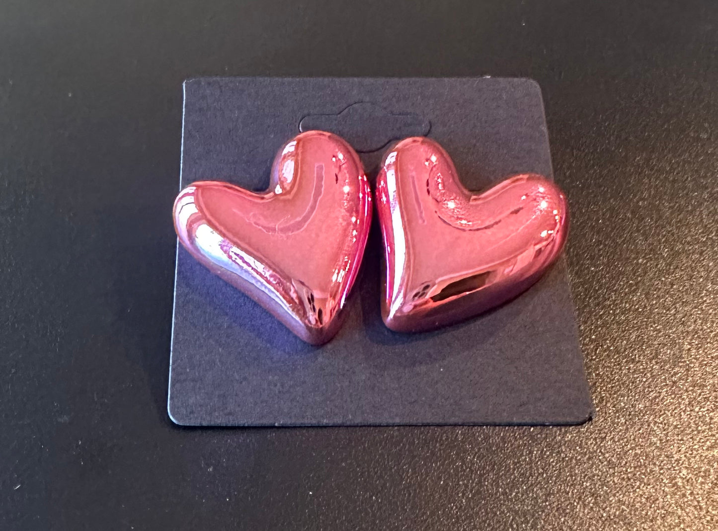 Puffy Heart Earrings