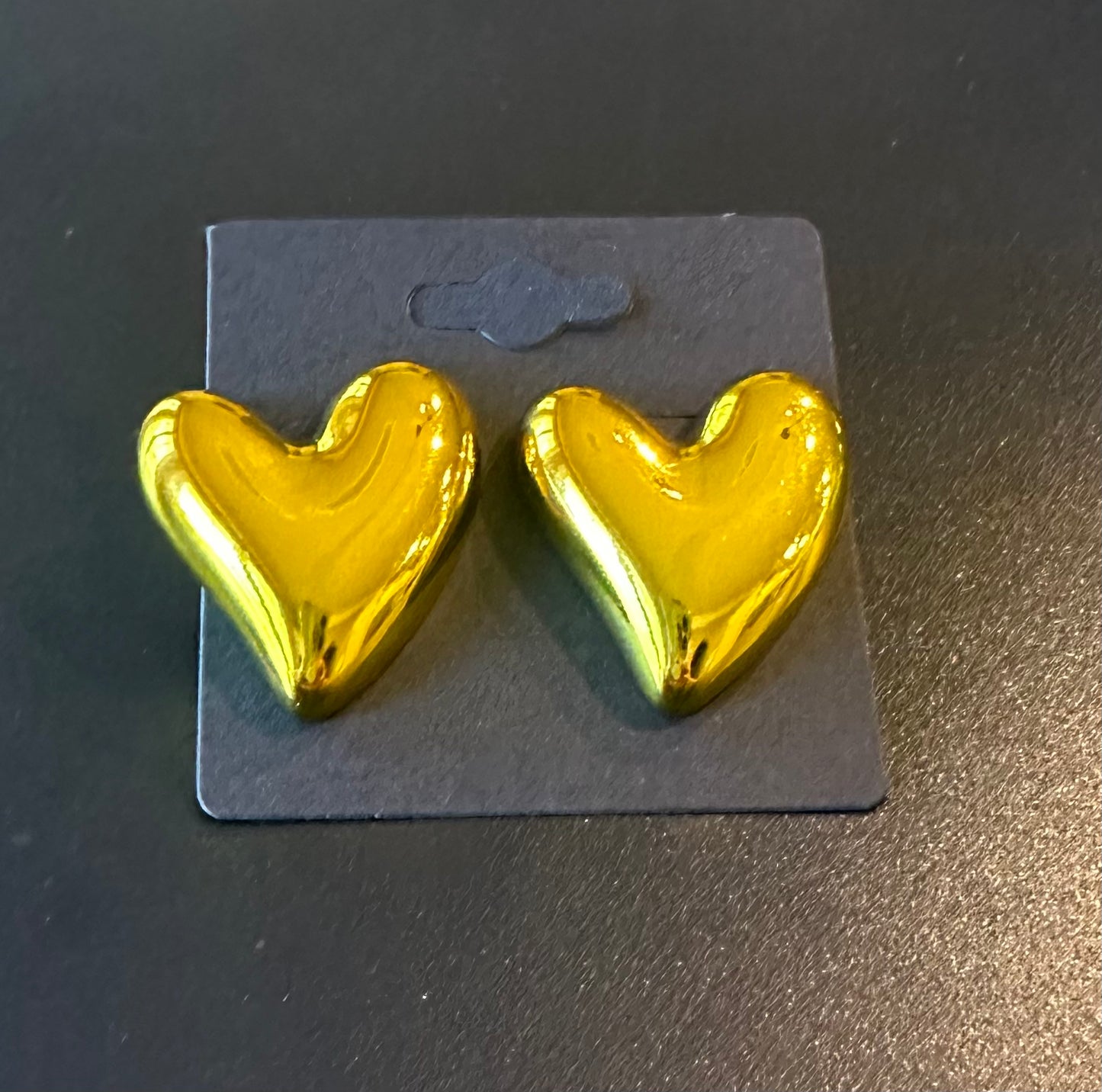 Puffy Heart Earrings